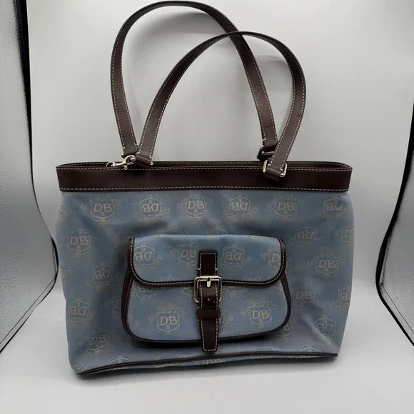 Dooney & Bourke Shoulder Bag Womens Monogram DL57C X8 Pouch Wallet Set Purse - Picture 1 of 16